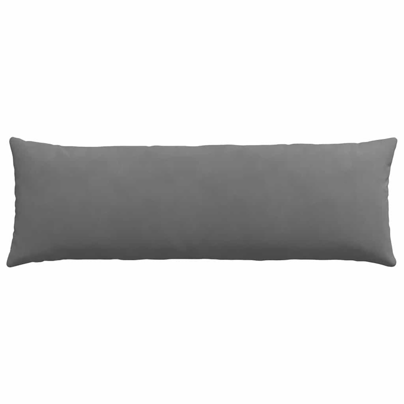 Cuscini da divano, 2 pezzi, grigio scuro, 120 x 40 cm, in tessuto, sfoderabile, imbottitura in poliestere, per soggiorno e camera da letto