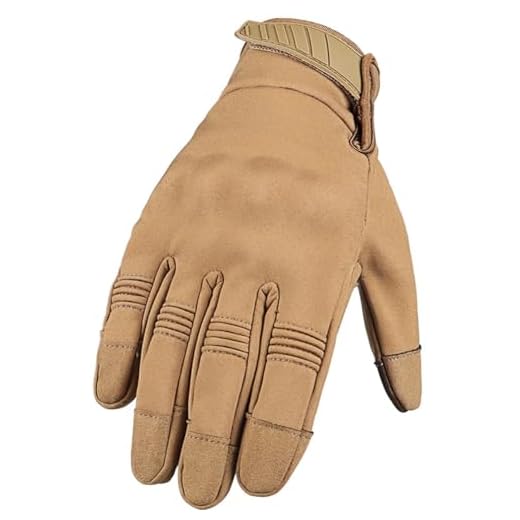 GreatRise Gants tactiques imperméables, gants d'intervention militaires, avec écran tactile, antidérapants, gants de protection, gants de moto, pour Bushcraft, chasse, cyclisme, marron, taille L