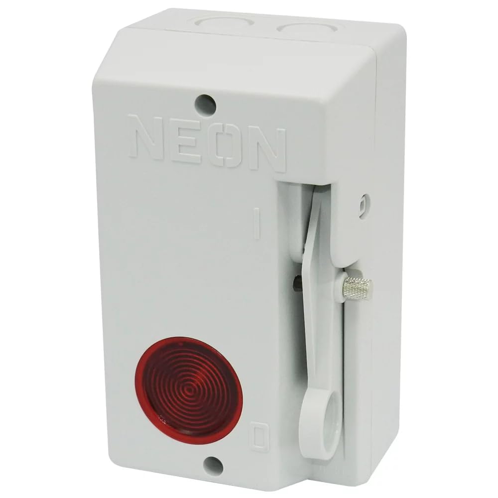 Interrupteur de sécurité Interpompier pour Enseignes Lumineuses - Coupure d'Urgence Extérieure - Conforme Normes NF
