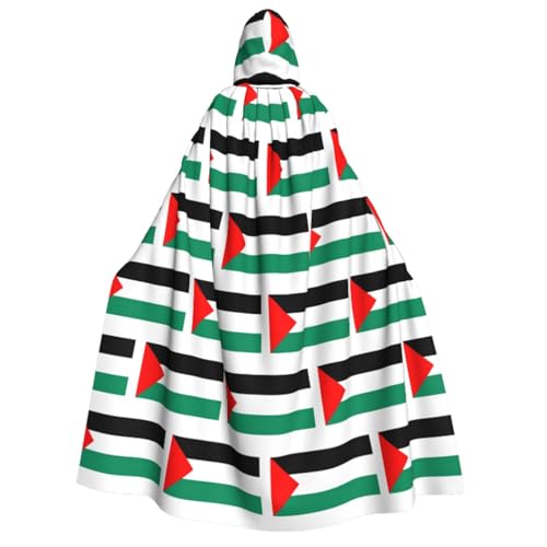 Cape médiévale drapeau palestinien grand format pour costume et cosplay réussi