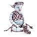 Vollence 17 inch Avatar Eye Closed Full Silicone Baby Dolls, Not Vinyl Dolls, Na'vi Realistic Newborn Baby Doll for Children Gifts Doll Collection - Girl