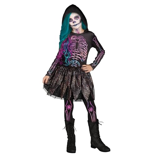 Fun World Girls Galaxy Skeleton Child CostumeCostume