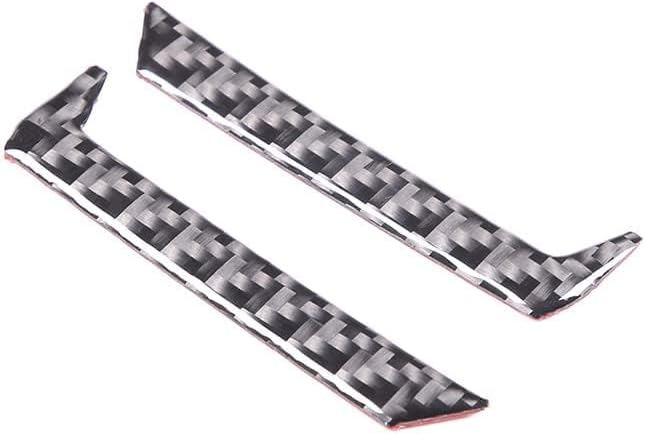 Blakc Soft Carbon Fiber 3D Sticker Car Steering Wheel Trim Strip,Steering Wheel Stickers Fit for Toyota Tacoma 2024 Steering Wheel Trim Cover