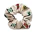 Set of 2 Handmade Cotton Elastic Hair Scrunchies, Washable, High Quality