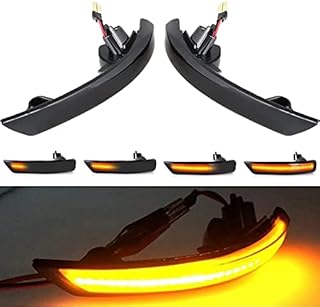 Aiyomi 2PCS Dynamic Turn Signal Light LED Side Wing Rearview Mirror Indicator Turn Signal Lights Blinker Lamp for F ord Focus 2 3 Mk2 Mk3 Mondeo Mk4