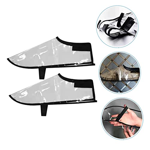 Fundas impermeables para botas DOITOOL, 5 pares, transparentes, reutilizables, para adultos, uso al aire libre miniatura 4