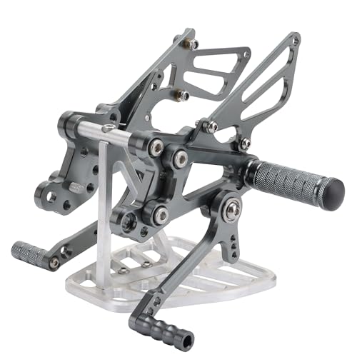 WOOSTAR Modified CNC Adjustable Rearset Foot Pegs Raise Replacement for CBR 600 2003 2004 2005 2006 Motorcycle