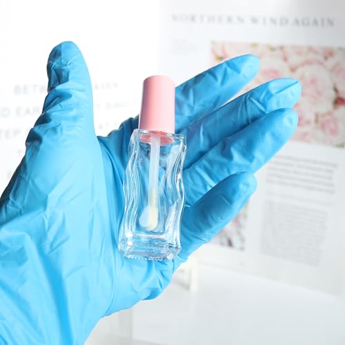 COSIDEA 10 pcs 10ml Pink Empty glass lip gloss tubes lipgloss tube container bottles for coconut oil liptin refill3
