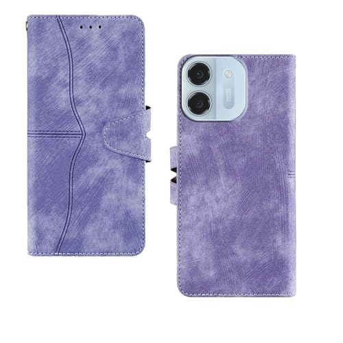 Image of amazon basics Ai+ Pulse 2 5G Flip Cover | Card Pockets Wallet & Stand | Flip Cover for Ai+ Pulse 2 5G (Purple)