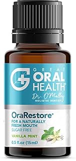 OraRestore Natural Bad Breath TreatmentNatural Blend of Dentist Formulated Essential OilsDesigned to Support Healthy Gums & Teeth with Superior Bacterial Control for Fresher Breath