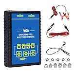 Universal Fuel Injector Tester Cleaner Tool Kit Gasoline Diesel GDI Injectors Cleaner Tester Tool,12V Output Power Drive 6 Injector Cleaner Adapters 1-20Hz Adjustable Pluse Range 输入建议的商品名称