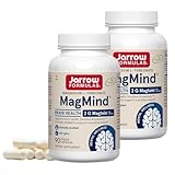 Jarrow Formulas MagMind - 90 Capsules - Includes Magnesium L-Threonate (Magtein) - Supports Brain Health & Function - 30 Servings (Pack of 2)