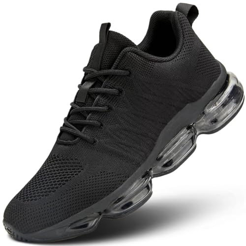 Image of Socviis Men's Air Cushion Running Shoes Breathable Tennis Fashion Sneakers Non Slip Workout Casual Sport Shoes Gym Training Comfortable Walking Shoes