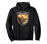 Giants Causeway - Insignia vintage de Irlanda del Norte Sudadera con Capucha