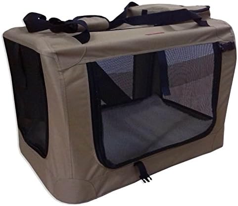 Dog Crate Collapsible Foldable Indoor/Outdoor Pet Home, Deluxe Pet Carrier