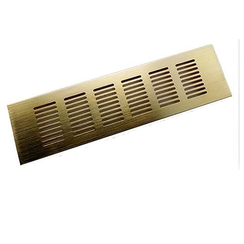 Tgdgfkias Golden Vent Cover For Walls, Air Vent Grille Cover, Aluminum Alloy Ventilation Grills, Multicolor, 200X(200-800) Mm(,200X400 Mm)