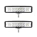 MONDEVIEW 6" Faro LED per Moto Faro da Lavoro a LED Trattore a 2 File 9-36V 120W 12000LM 6000K Faretto Combinato+Proiettore Barra LED Fuoristrada Faro Supplementare 4x4 LED Pods per Camion SUV Moto