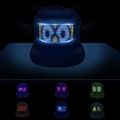 Chapeaux LED personnalisables pour vos soirées à thème et festivals électro