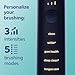Philips Sonicare DiamondClean Smart 9700 Electric Toothbrush, Sonic Toothbrush with App, Pressure Sensor, Brush Head Detection, 5 Brushing Modes and 3 Intensity Levels, Lunar Blue, Model HX9957/71