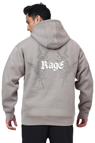 Image of FUAARK Mens Rage Oversized Fit Cotton Hoodie