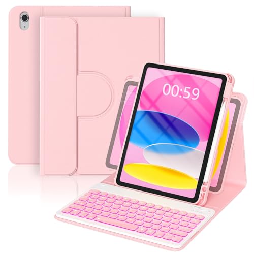 YBING (CrO) iPad A16pP[X L[{[h11&10p 360x]CJo[ 7FobNCgt CXO\L[pbh yVz_[t iPad 11 2025/10 10.9C` 2022