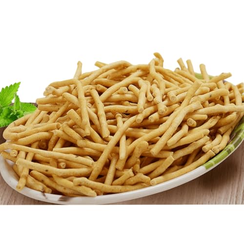 Image of JAIN Bikaneri Mota Bhujia (Khokha Bhujia), Size - 500g, Asli Bikaneri, Handmade, No Palm Oil