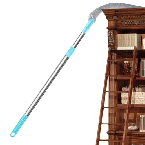 Limpiador extensible flexible de 95 a 130 cm, cepillo de limpieza de polvo retráctil delgado de larga duración, cepillo de limpieza reutilizable para apartamentos, hogares, ventanas, muebles de pared