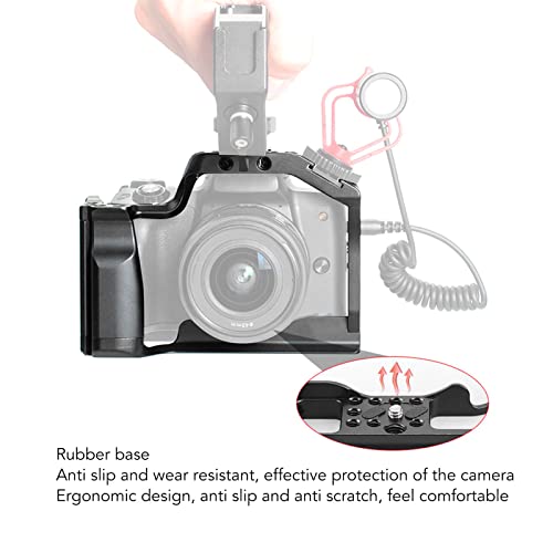 Camera Cage for for M50 M5 M50II Camera, Portable Aluminum Alloy Camera Cage Rig with Cold Shoe - Image 2