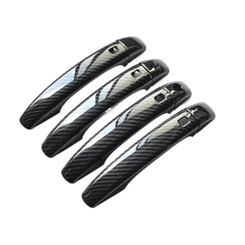 Cache-poignées de porte Audi Q5 8R protection autocollante style carbone