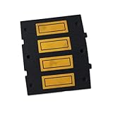 KIYILIHI Speed Bump,Widened Speed Bump,Easy to Install Rubber Speed Bump,Suitable for Residential Areas,Garages,1 Pack(High32mm/1.26inch), 85235