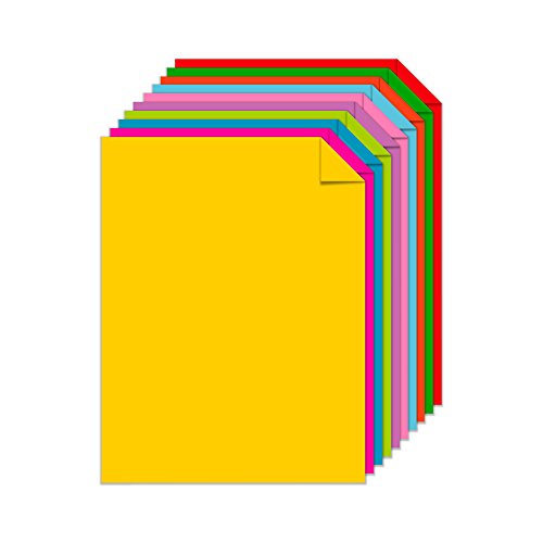 Neenah Astrobrights Color Paper, 8.5" X 11", 24 Lb / 89 Gsm, "Charisma" 10-Color Assortment, 1 Pack Of 200 Sheets (20008) #TOP2