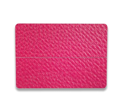 Image of MightySkins Carbon Fiber Skin Compatible with Microsoft Surface Laptop Studio 2 (2023) Full Wrap Kit - Pink Pleather | Protective, Durable Textured Carbon Fiber Finish | Made in The USA