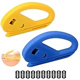 2 Pezzi taglia carta regalo con 10 lame, Confezione taglierine per carta da regalo, taglierina per carta da imballaggio, strumento di taglio efficiente per carta, pellicola e carta da regalo