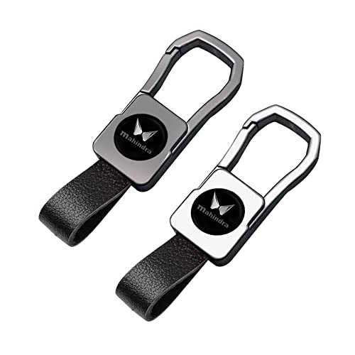 Image of Greenworld Scratch proof Fob Key Heavy Duty Keychain Compatible With New Mahin-dra Scorpio /bolero /xuv700 /xuv300 /3xo with new mahin-dra logo