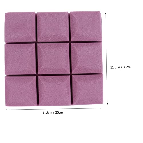 YARNOW 12Pcs Acoustic Panels Sound Absorbing Wall Tiles High Density Soundproofing Foam for Studio and Home Use Fire Retardant Sound Dampening Panels miniatura 2