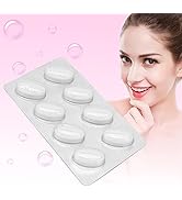 Collagen Capsule for Face Mask Machine, 8pcs DIY Mask Machine Collagen Tablets Fruit Vegetable Fa...