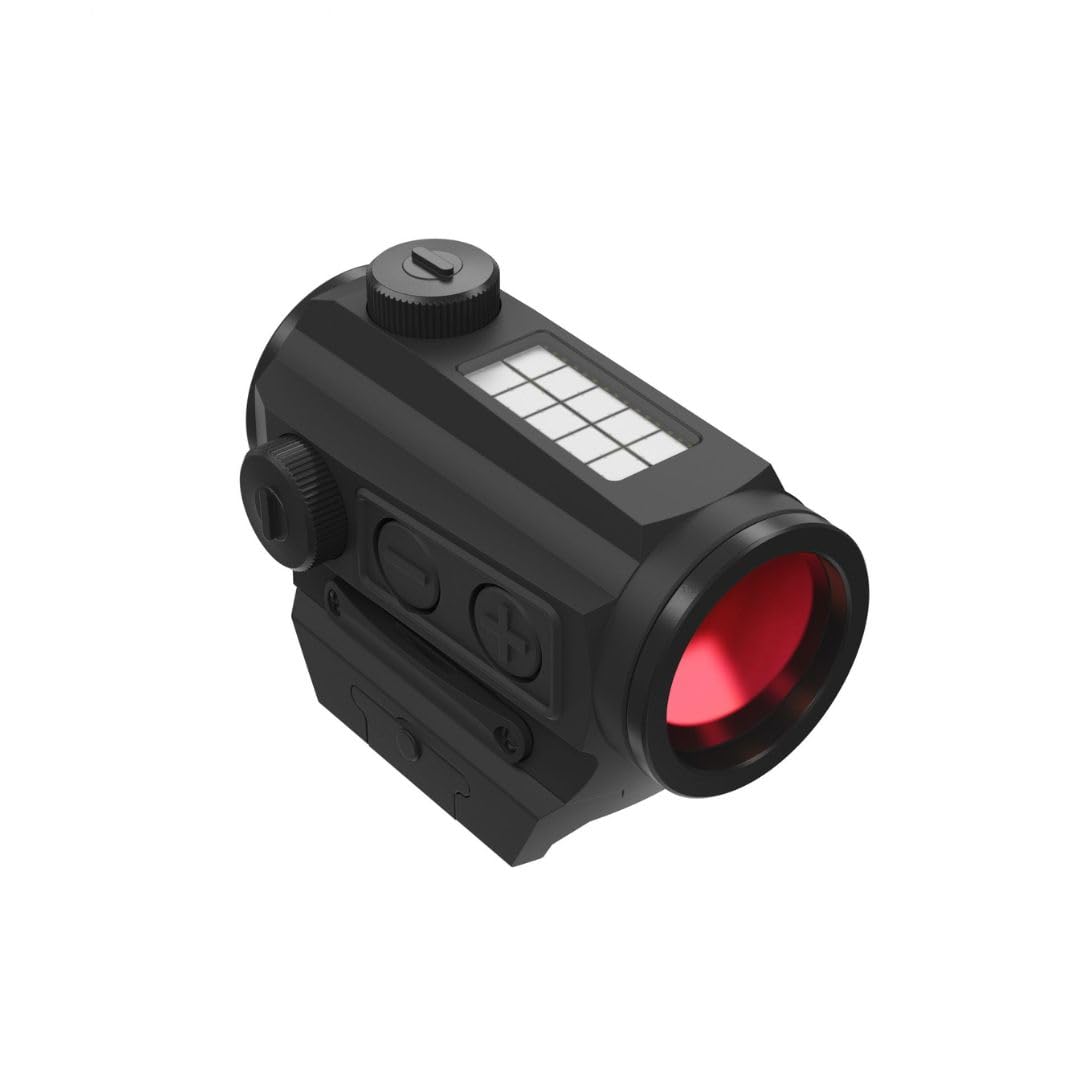 Holosun HS403C Microdot Rotpunkt Visie mit 2MOA Punkt Absehen und Solarzelle, schwarz, Picatinny Schiene, für die Jagd, Sportschießen und Softair, Tactical Micro red d… - 70127386