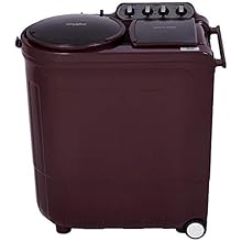 Whirlpool 8 Kg 5 Star Semi-Automatic Top Loading Washing Machine (ACE 8.0 TURBO DRY, Wine Dazzle)