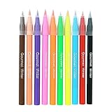 BUBEFSKD 10 piezas páginas para colorear alimentos negros de doble cara grado y marcador comestible gourmeautor para decorar pasteles de fondant páginas para colorear