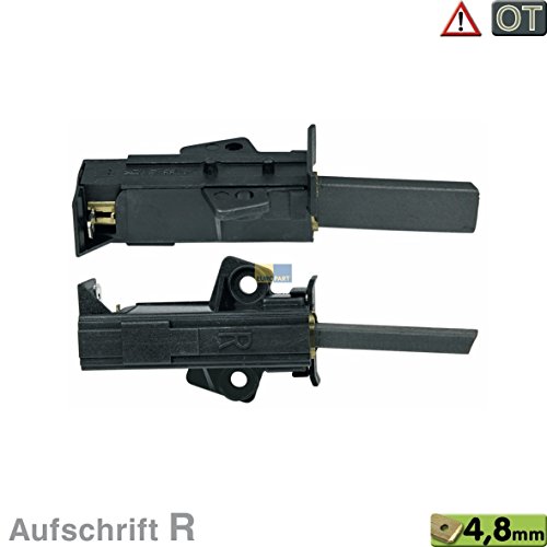 Whirlpool 481236248444 Motorkohle Motorkohlenpaar Kohlebürstenpaar Kohlenpaar Kohlebürstensatz Kohlebürste Gerätekohle Schleifkohle 4,8 AMP