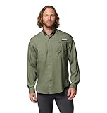 Columbia Men's Plus Tamiami II Long Sleeve Shirt, Cypress - Medium
