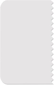Pme Side Scrapers - Patterned Edge Plastic Set Of 4