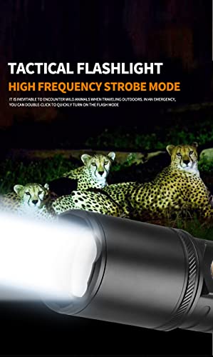 Bestsun Brightest Led Flashlight,Rechargeable 10000 High Lumens Led Flashlights,Powerful Tactical Xhp70 Led Lamp With 5 Modes,Waterproof Zoomable Light For Emergency,Outdoor #TOP3