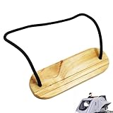 ANEELV Holz Trittstufe für VW California T5 T6 T6.1 & Mercedes Marco Polo Buchenholz Aufstiegshilfe mit Tablethalterung für Hochdach Camper, Trittleiter Dachbett, Wohnmobil Zubehör