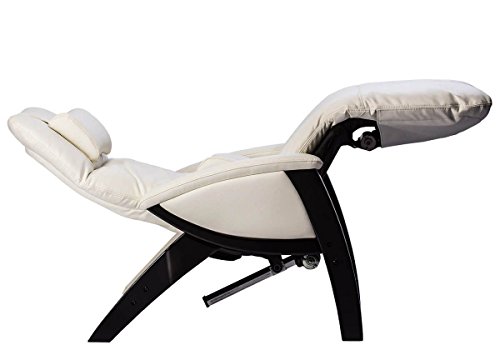 Cozzia Svago ZGR Plus SV-395 Dual Power Infinite Position Zero Anti Gravity Recliner with Heat and Massage - Snowfall White Fau