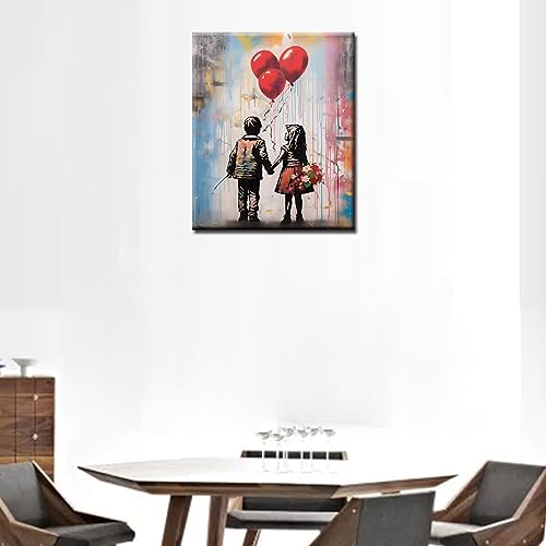 Tucocoo Street Art Banksy Malen nach Zahlen für Erwachsene DIY Digital Ölgemälde Kits auf Leinwand mit Pinseln und Acrylpigment… – Ansicht 2