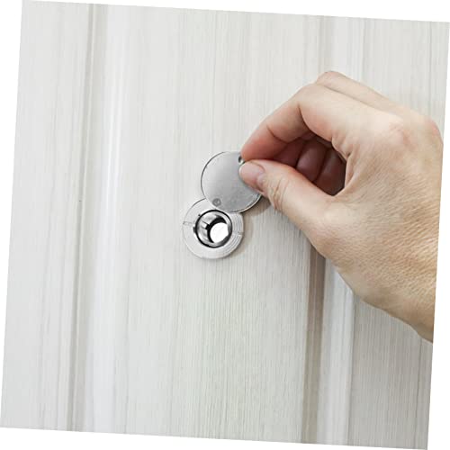 Visor de Mirilla para Puerta POPETPOP HD con Cubierta de Privacidad Acero Inoxidable Lente Gran Angular Ajuste Universal para Puertas Frontales miniatura 4