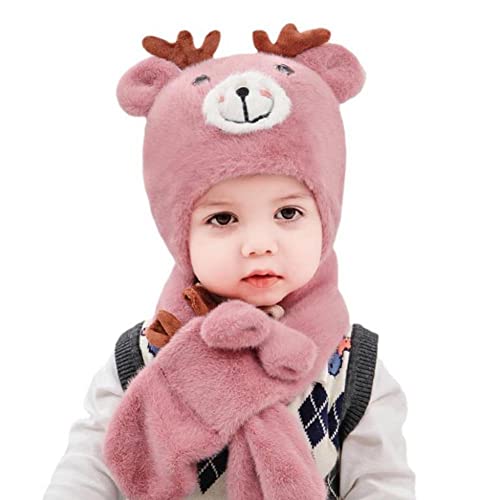 Gorro y bufanda para niños UKKO de 1 a 4 años set de invierno de 2 piezas 2