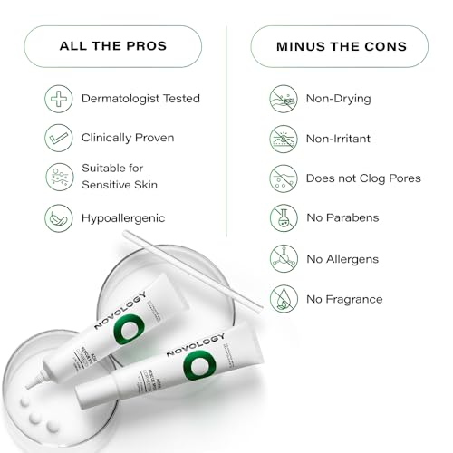 Image of Novology Acne Spot Corrector Gel | For Active Acne, Pimples, Whiteheads | 30g