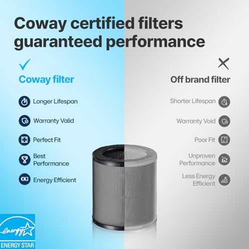 Image of Coway Airmega 50 Air Purifier Replacement Filter Set, High-Efficiency Genuine Particulate Filter and Deodorization Filter, 1 Pack